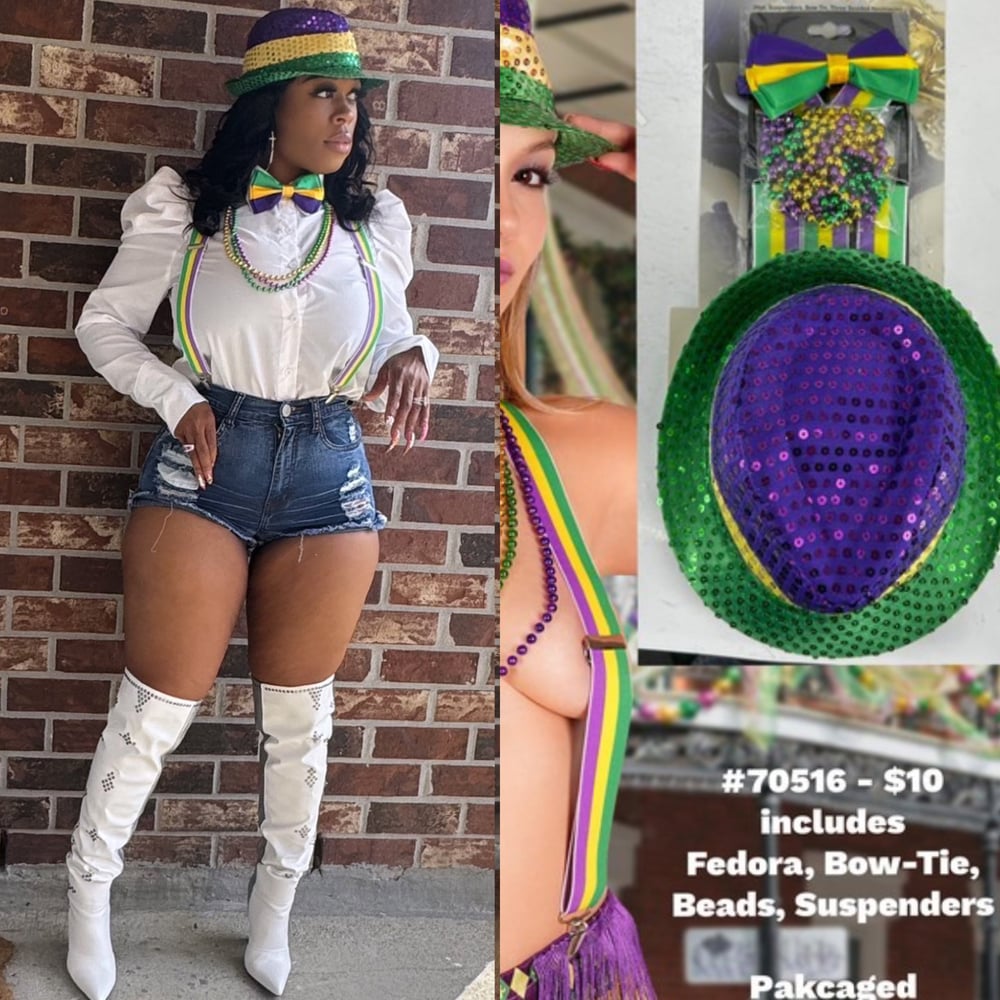 Image of Mardi Gras geek set 