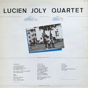 Lucien Joly Quartet – Week End (Private Press - JL 155 - Martinique - 1987)