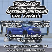 Speedway Shutdown Vehicle Pre-Registration