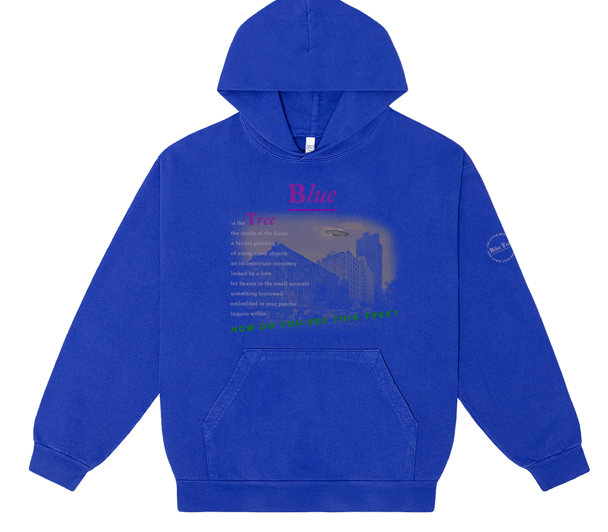 Image of The Second Edition of the Blue Tree Hoodies! Lands March '25