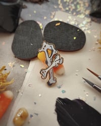 Image 3 of Bones Mini Enamel Pin