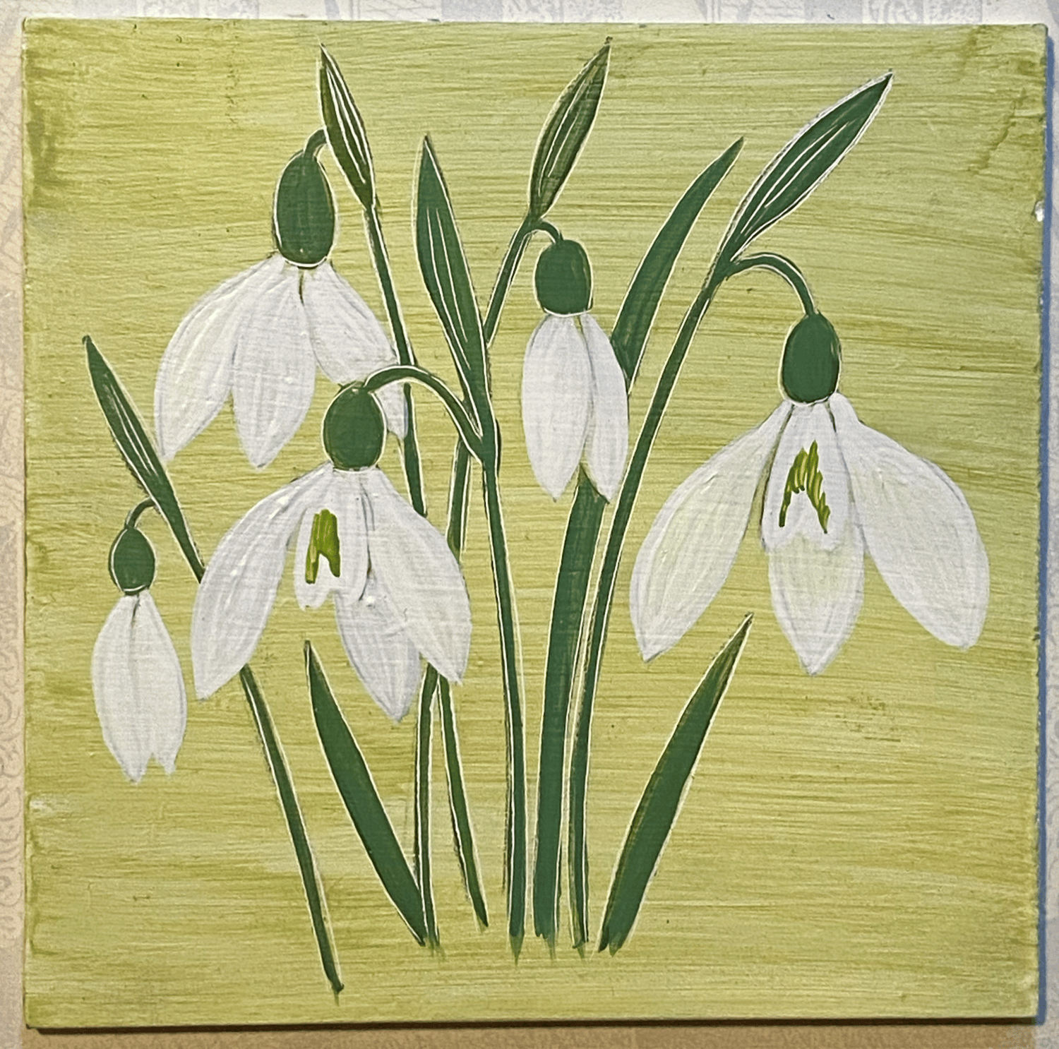 Image of Small Snowdrop painting B