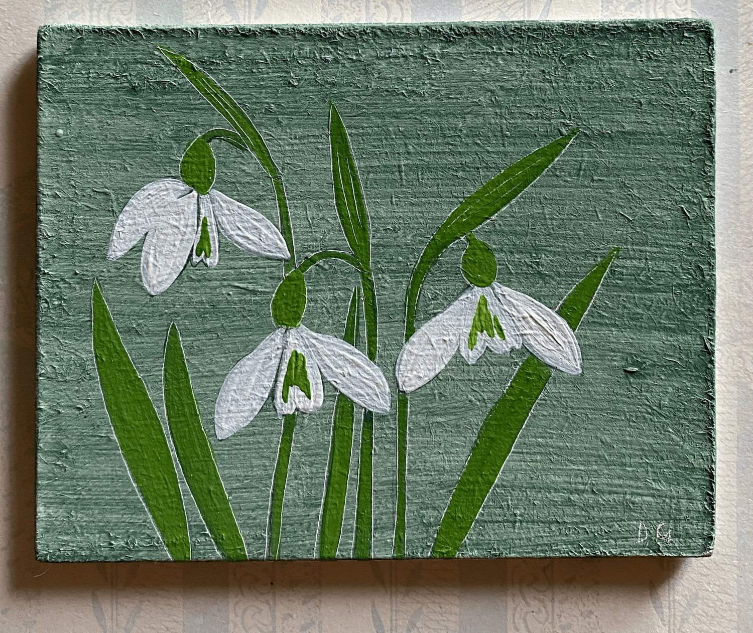 Image of Small Snowdrop painting D