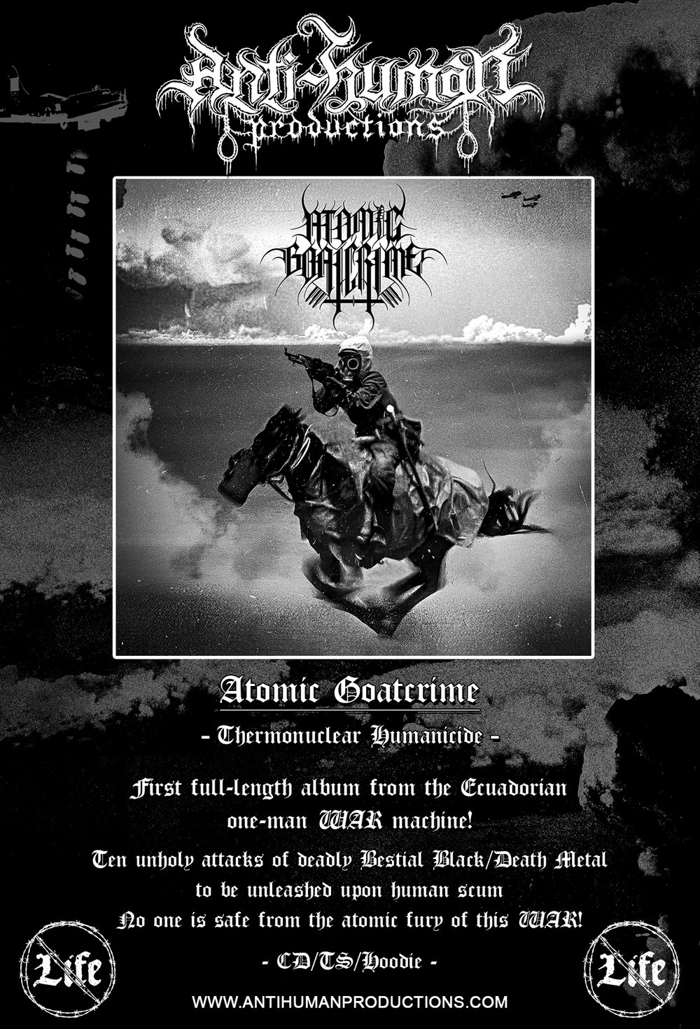 Atomic Goatcrime - Thermonuclear Humanicide - CD/TS/HSW