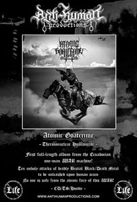 Image 2 of Atomic Goatcrime - Thermonuclear Humanicide - CD/TS/HSW