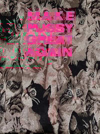 Image 5 of Sac chatons MAKE PUSSY rose fluo