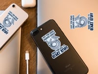 Image 1 of Scratch resistant waterproof stickers funny jumper cable stickers, humor