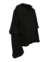 Image 1 of WAFFLE HOODIE DOUBLE SLEEVES