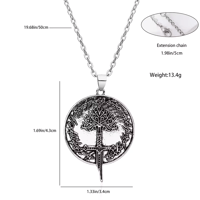 Narsil & the White Tree Necklace – A Symbol of Kings and Destiny ✨⚔️🌳