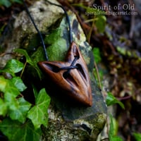Image 2 of Saxon Wolf Spirit Pendant with Love Bindrune (PE1890)
