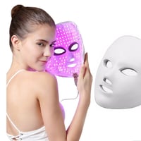 Image 5 of LED Anti-Aging Facial Mask forNeck-7- color Therapy