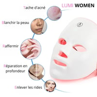 Image 2 of LED Anti-Aging Facial Mask forNeck-7- color Therapy