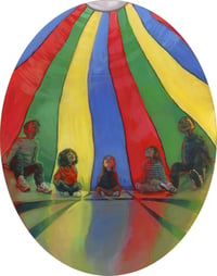 Parachute Day - ORIGINAL PAINTING