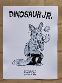 Image 2 of Smoking Fox - Dinosaur Jr print