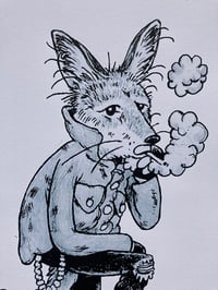 Image 1 of Smoking Fox - Dinosaur Jr print