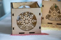 Image 1 of Mini Snowflake candle holder