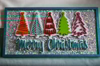 Image 1 of Merry Christmas Tree Sign