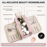 Image 2 of Waterproof Makeup Bag Large Capacity Cosmetic Portable Organizer