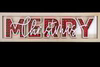 Image 1 of Merry Christmas sign