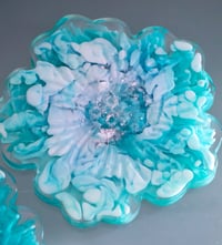 Image 1 of Blue Hibiscus Flower Coasters