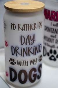 Image 2 of Iced Coffee Glass for Dog Lovers