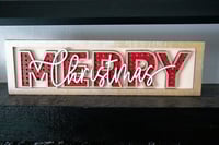 Image 3 of Merry Christmas sign