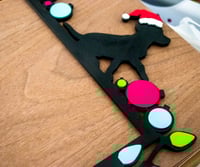 Image 5 of Dog Christmas lights Door Topper