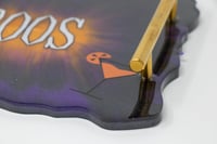 Image 2 of Holloween Tray - Resin acrylic tray with rose gold handles