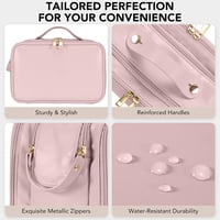 Image 5 of Waterproof Makeup Bag Large Capacity Cosmetic Portable Organizer