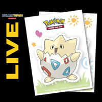 Image 2 of [LIVE] Pokemon APEX Deck Protector Sleeves for Pokémon TCG - Togepi (105-pack) - Ultra Pro Sleeves