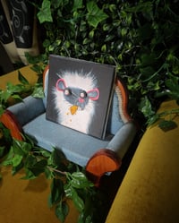 Image 2 of Leland the Skittish Rat Wall Art