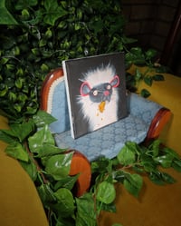 Image 3 of Leland the Skittish Rat Wall Art