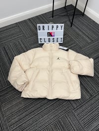 Image 1 of Jordan Puffer Coat Nude