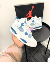 Image 2 of Air Jordan 4 Retro Military Blue (GS)