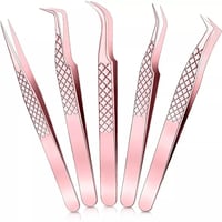 Image 5 of Lagee - Eyelash Extension Tweezers in Fiber