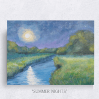Summer Night's Original Painting 