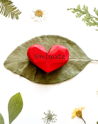 Image 2 of Soulmate - Mini Wood Burned Heart