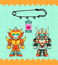 Image 5 of Transformers Safety Pin Charms (PREORDER)