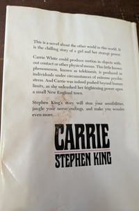 Image 3 of Carrie  O39 Gutter, 1st edition