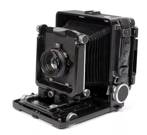 Image of Wista 45VX 4X5 camera with 135mm + 210mm Lenses MC + Holders + FRESNEL + FILM #5722