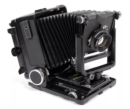 Image of Wista 45VX 4X5 camera with 135mm + 210mm Lenses MC + Holders + FRESNEL + FILM #5722