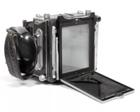 Image 6 of Linhof Technika III 4X5 camera w/ 150mm + 210mm Lenses + grip + film + holders #5723