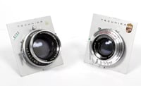 Image 10 of Linhof Technika III 4X5 camera w/ 150mm + 210mm Lenses + grip + film + holders #5723