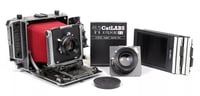 Image 1 of Linhof Technika V 4X5 camera w/ 150mm+210mm APO MC Lenses +film +holders Fresnel #5724