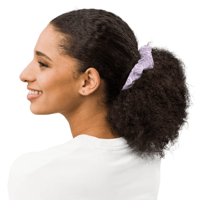 Image 5 of Erigeron Lilac Hair Scrunchie 