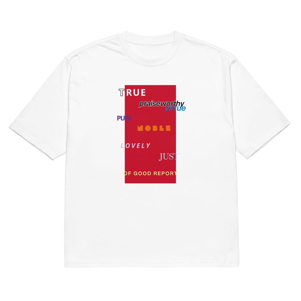 Image of "4:8" Oversized heavyweight t-shirt