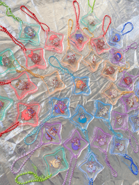 genshin primo star gem keychains 