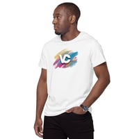 Image 4 of VCS Paint Designer Luxury Modern Unisex Organic Cotton Graphic Fashion T-Shirt