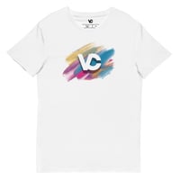 Image 1 of VCS Paint Designer Luxury Modern Unisex Organic Cotton Graphic Fashion T-Shirt