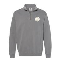 Heather Grey - DC Half Zip - DC Logo